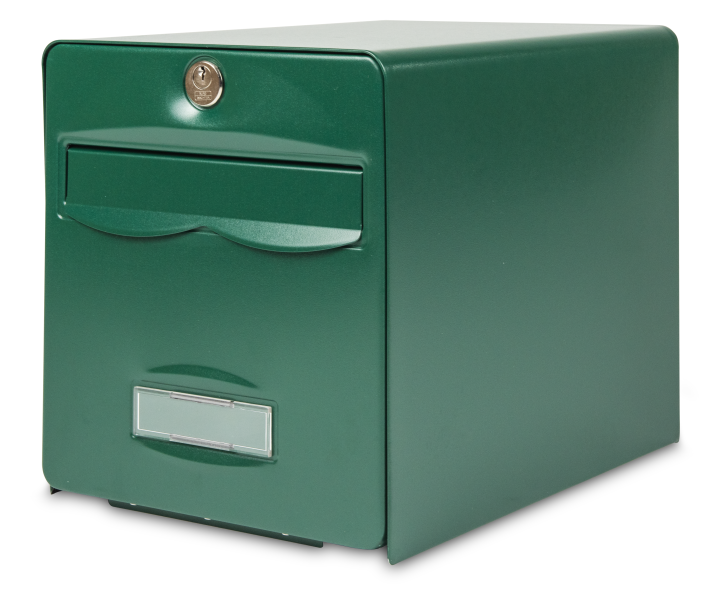 Boîte aux lettres BALTHAZAR 2 portes verte - Zoom2